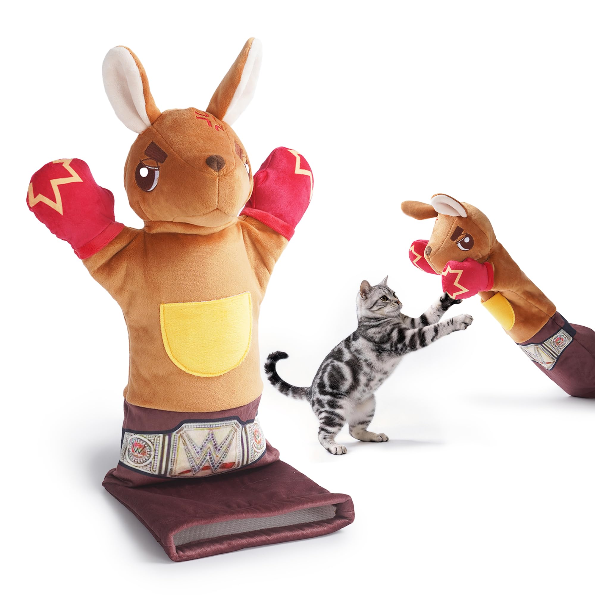 Cat Wrestling Glove - Interactive Kicker Toy with Catnip